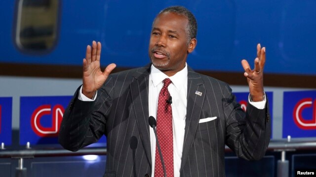 Ứng cử viên tổng thống Đảng Cộng hòa Tiến sĩ Ben Carson.