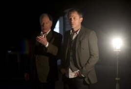 Daniel Craig as Mikael Blomkvist, right, and Christopher Plummer as Henrik Vanger in "The Girl With The Dragon Tattoo"