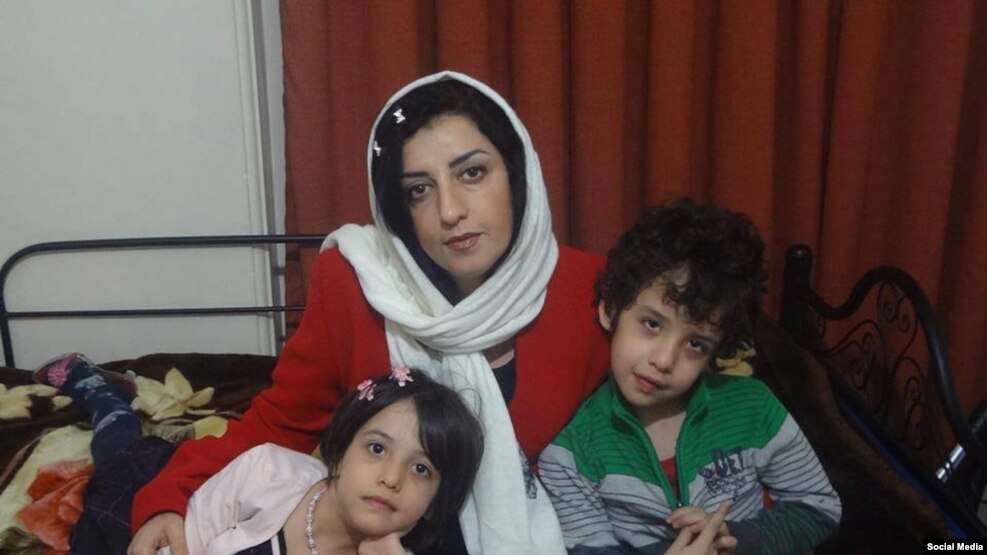 Image result for نرگس محمدی فعال حقوق بشر