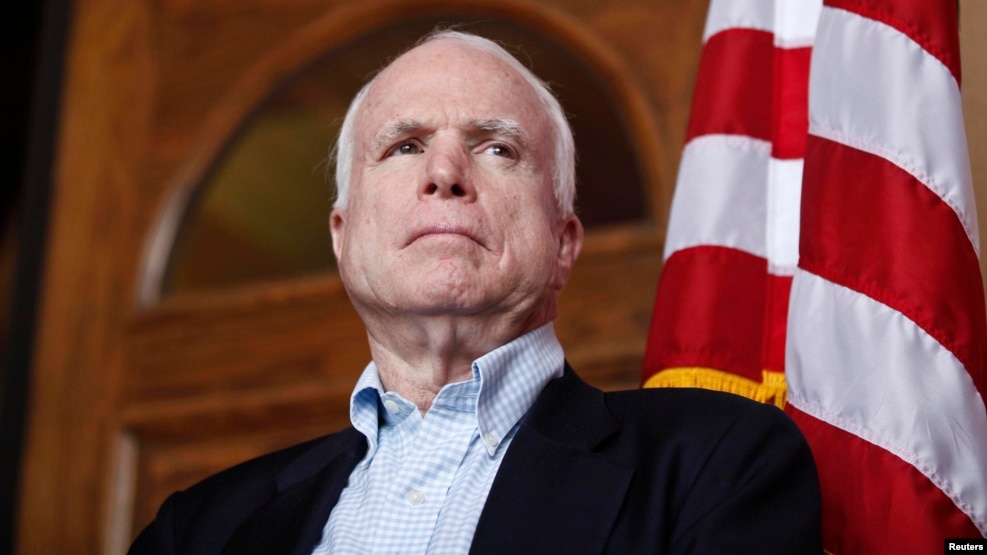 Thượng nghị sĩ Mỹ John McCain lên tiếng ngay sau khi Tòa Trọng tài ra phán quyết về vụ kiện của Philippines hôm 12/7.