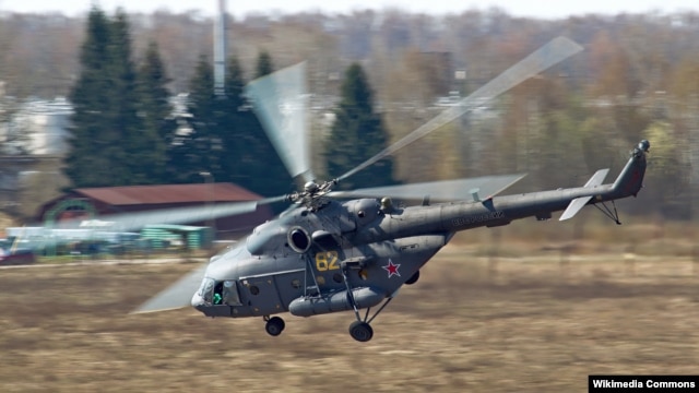 Ảnh minh họa: Trực thăng kiểu Mi-8MTV-5 của Không quân Nga.