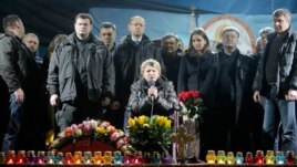 Pritje entuziaste për Julia Timoshenkon në Kiev