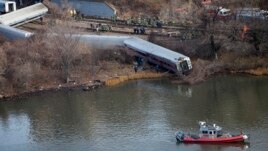 Një tren doli nga shinat dje në Nju Jork