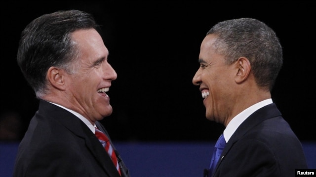 Tổng thống Barrack Obama và Ông Mitt Romney