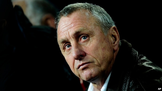 Ngôi sao bóng đá Hà Lan Johan Cruyff.