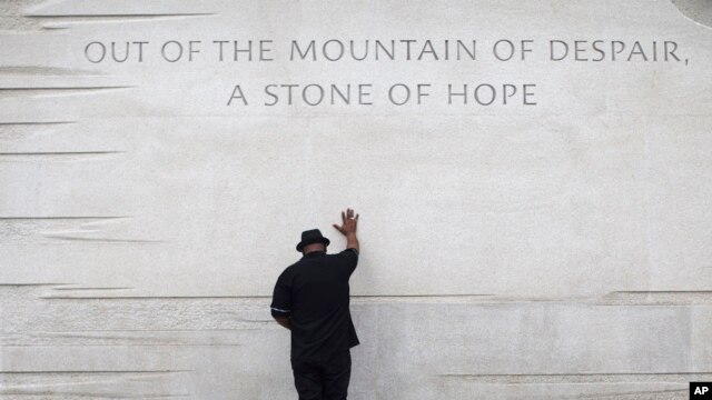Đài tưởng niệm Martin Luther King Jr tại Washington. 