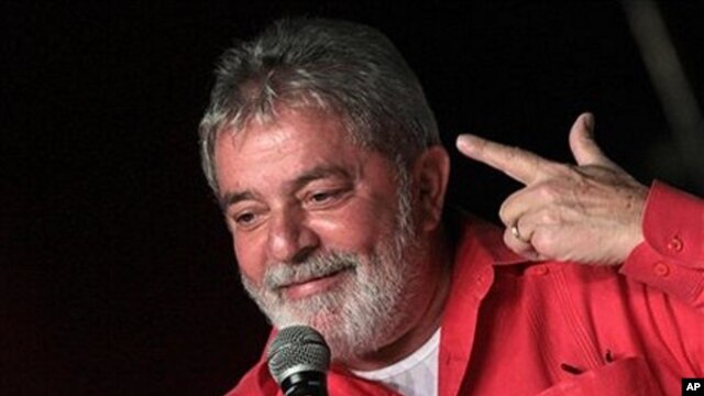 Brazil's former President Luiz Inacio da Silva speaks during a ceremony celebrating the 31st anniversary of the Workers' Party in Brasilia, Brazil (File Photo -  February 10, 2011)