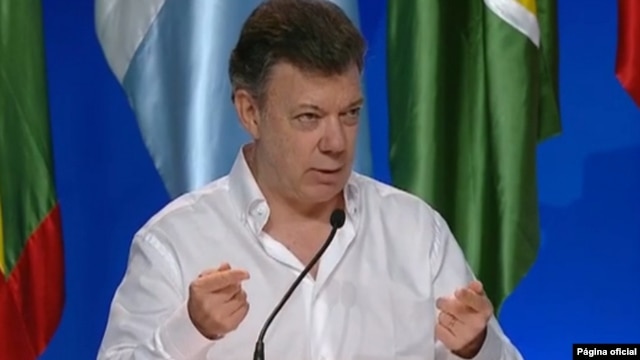 El mandatario colombiano Juan Manuel Santos se reunió con su homólogo español Mariano Rajoy.