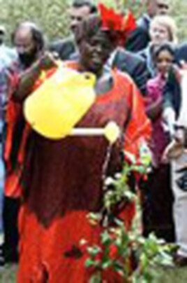 Nobel Laureate Wangari Maathai of Kenya