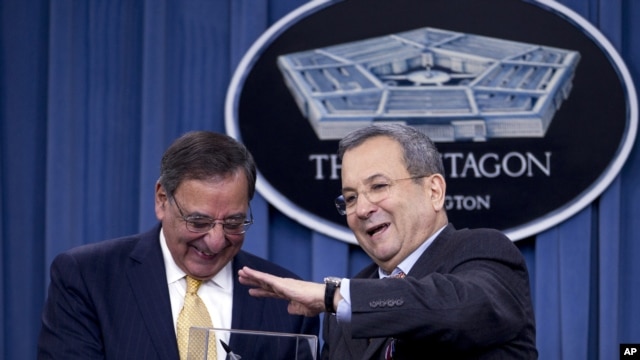 Ông Panetta họp với Bộ trưởng Quốc phòng Israel Ehud Barak.