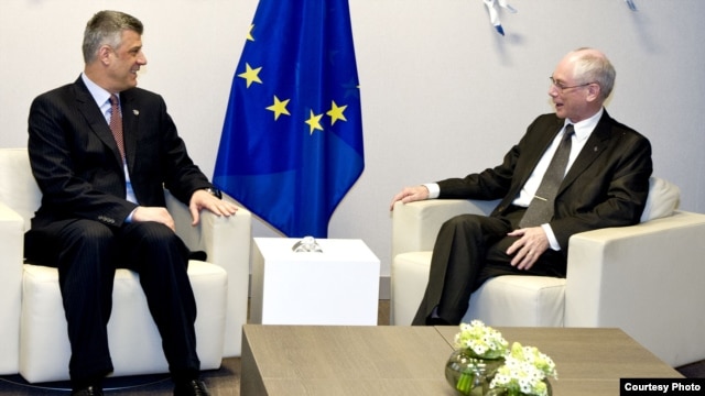 Hashim Thaci dhe Herman van Rompuy