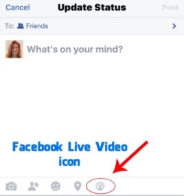 Facebook Live Video Icon