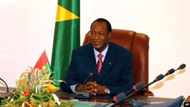 Burkina Faso President Blaise Compaore (file photo)