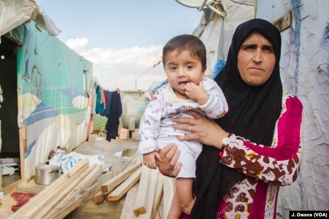 Mariam Farah Ramadan, who arrived in Lebanon from Syria last year. She hopes that, with help, this winter will be easier than the last one.