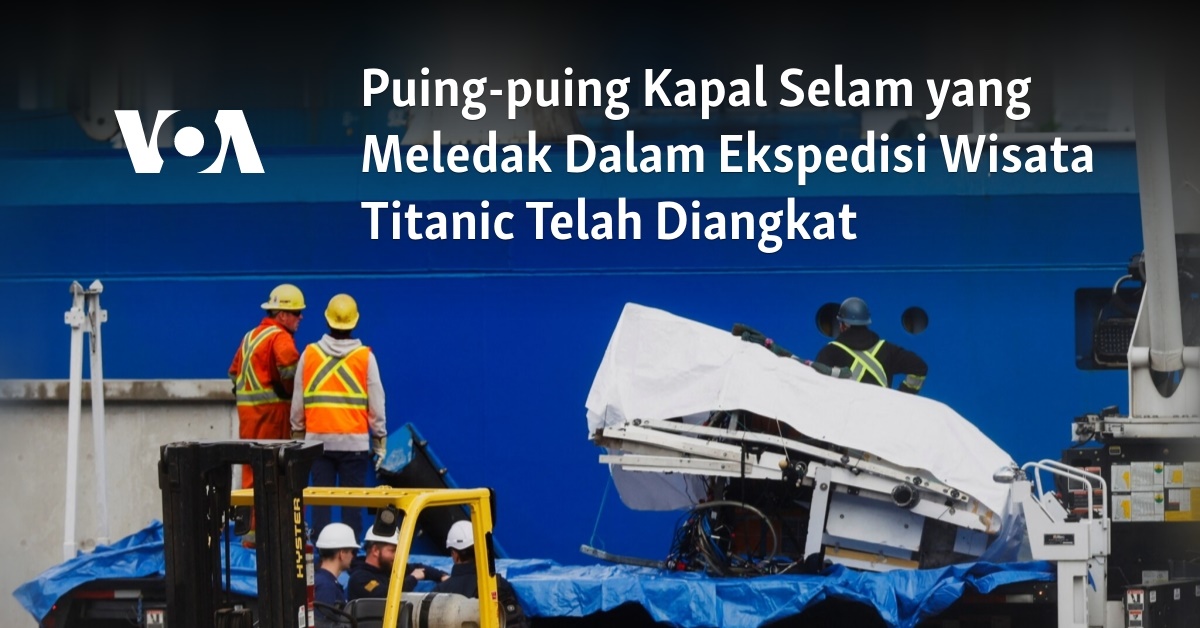 Puing Puing Kapal Selam Yang Meledak Dalam Ekspedisi Wisata Titanic