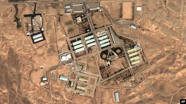 Aug. 13, 2004 satellite image provided by DigitalGlobe and the Institute for Science and International Security shows the military complex at Parchin, Iran, 30 km southeast of Tehran.