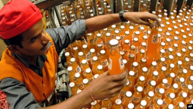 A Indian man working at Hindustan Coca-Cola Beverages Company factory in Chennai, India (File)