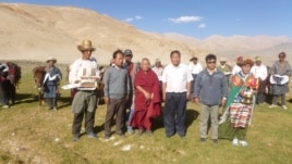 Tibetan Members of Parliament with Jangthang Nomads