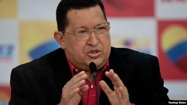 Tổng thống Venezuela Hugo Chavez.