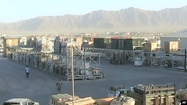 Scene at Bagram Air Base, Afghanistan
