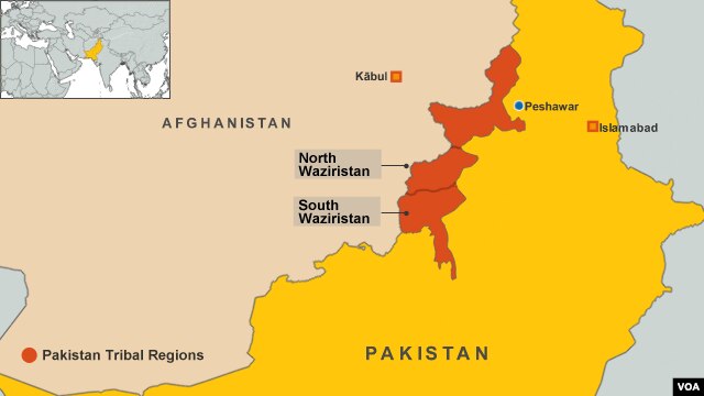 North Waziristan map 