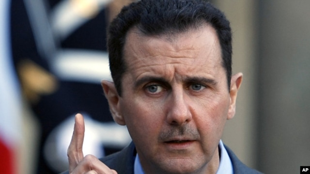 El presidente sirio, Bashar al-Assad, dice que la derrota no existe en el diccionario del ejército sirio.