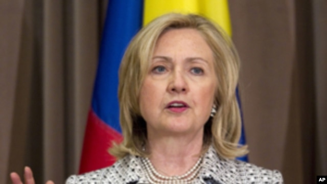 US Secretary of State Hillary Rodham Clinton (file photo)