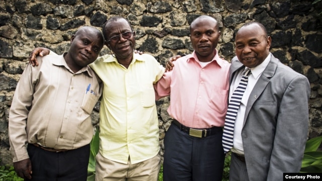 Members of a DRC village peace committee: Credit: World Relief