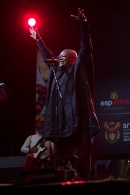 South African musician Hugh Masekela