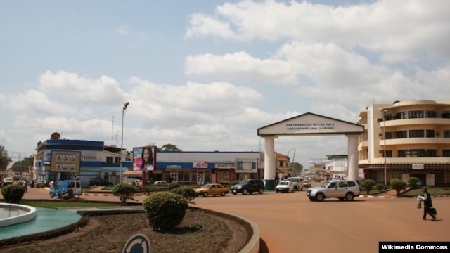 Le centre commercial de Bangui