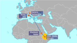 Flight Path of Hijacked Plane.