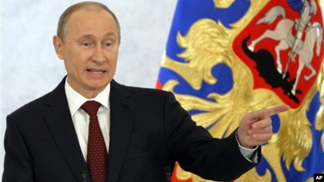 Tổng thống Nga Vladimir Putin 