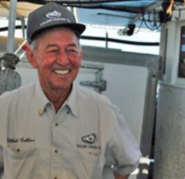 Wilbert Collins, 72, is a third generation oyster fisherman.
