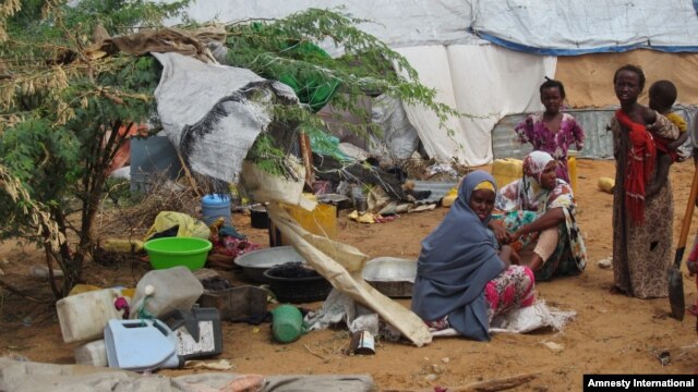 Displaced Somali women and girls are especially vulnerable to sexual assault.                           