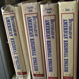 Earlier volumes of the Dictionary of American Regional English