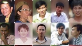Những người trẻ Công giáo thuộc Dòng Chúa Cứu Thế thuộc nhóm 17 nhà tranh đấu nhân quyền bị bắt giam từ cuối tháng 7 năm 2011 vì bị cáo buộc vi phạm điều 79 và 88 Bộ Luật Hình sự.