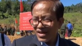 ညီညြတ္ေသာ တုိင္းရင္းသားလူမ်ဳိးမ်ား ဖက္ဒရယ္ေကာင္စီ အတြင္းေရးမႉး ႏိုင္ဟံသာ (ဓာတ္ပံု၊ ဗီြအိုေအ ျမန္မာပိုင္း)