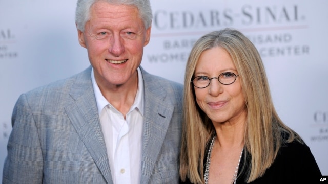 Clinton se ha pronunciado en varias ocasiones como un fanático Streisand. 