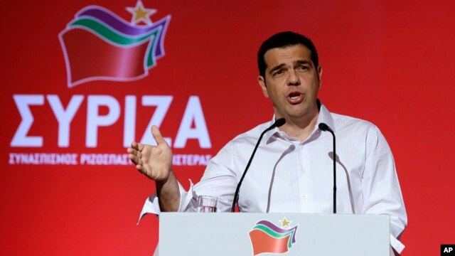 Greek Prime Minister Alexis Tsipras addresses a meeting of his ruling radical left Syriza party's central committee in Athens, July 30, 2015.
