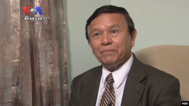 Kem Sokha, vice president of the Cambodia National Rescue Party, talked to VOA Khmer earlier this year. (VOA Khmer)