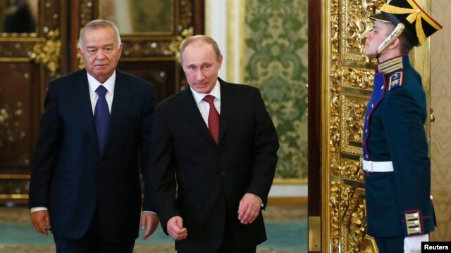 Rossiya va O'zbekiston rahbarlari, 15-aprel, 2013, Moskva