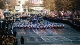 La parade de la cérémonie d'investiture.
