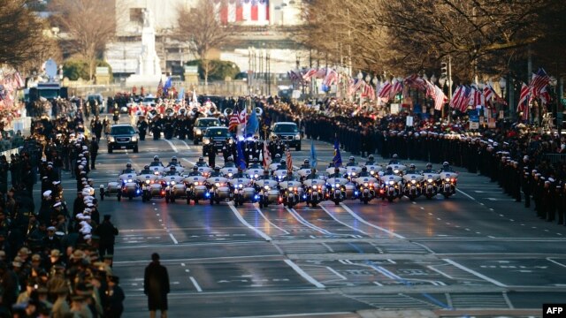 La parade de la cérémonie d'investiture.