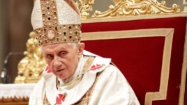 Papa Benedikt 16. vodio je misu u Crvkvi svetog Petra, u Rimu, u subotu 2. februara 20123.