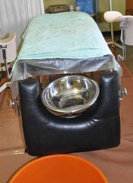 Delivery room at Fufa clinic
