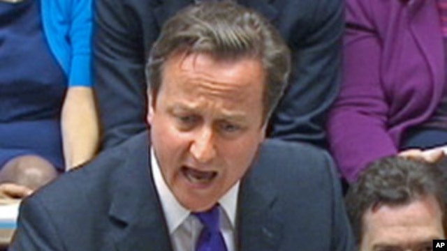 Frayim Ministan kasar Birtaniya David Cameron. (file photo)