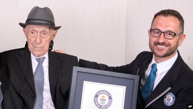 At 112, Holocaust Survivor is World's Oldest Man, Guinness Says 