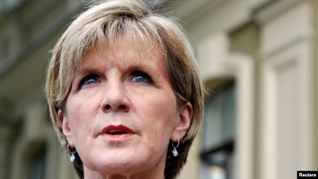 Ngoại trưởng Australia Julie Bishop.