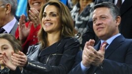 Jordan's King Abdullah and Queen Rania (file photo)