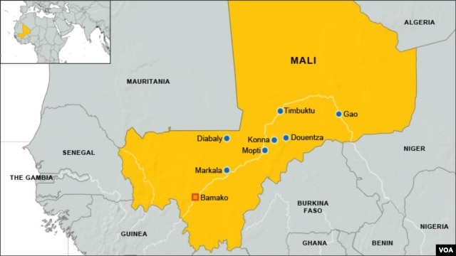 Map of Mali